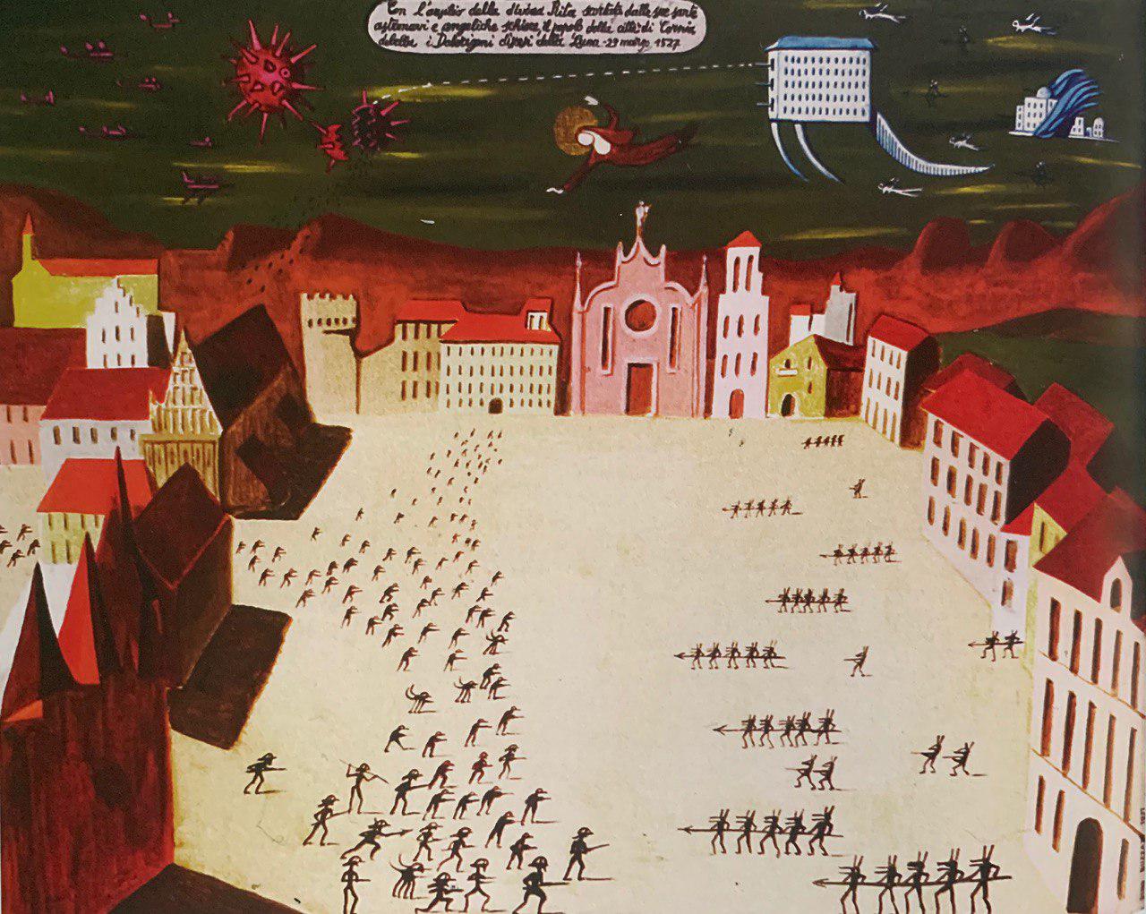 dino buzzati marziani