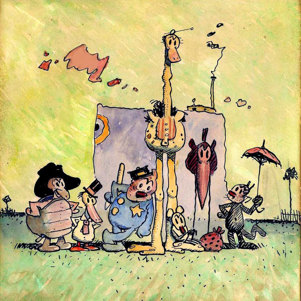 Krazy Kat Family Portrait SNIP