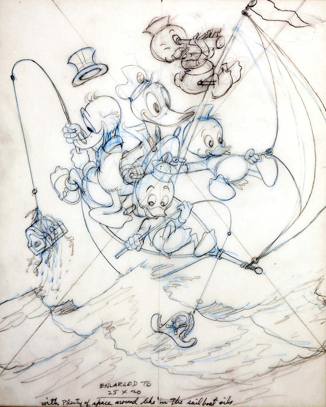 carl barks drawing ducks